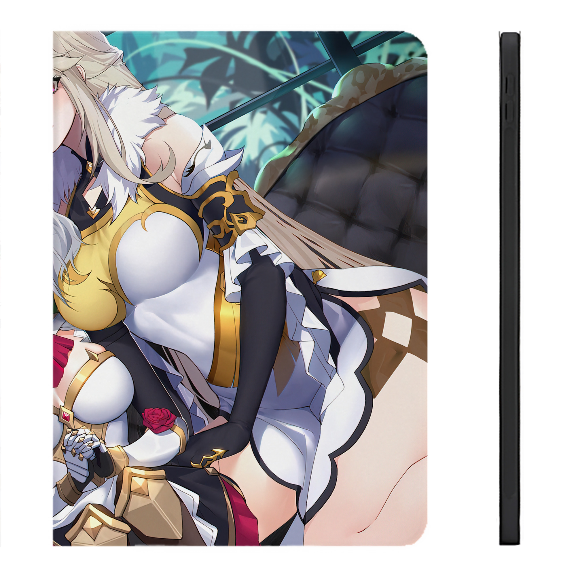 げんし神 genshin IPadケース ペンホルダー付き ブックスタイルデザイン